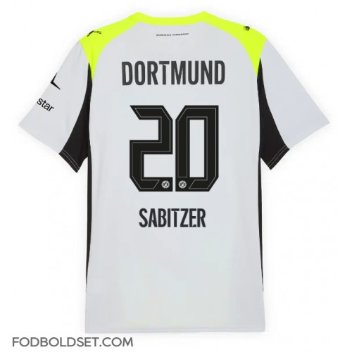 Borussia Dortmund Marcel Sabitzer #20 Udebanetrøje 2025-26 Kortærmet